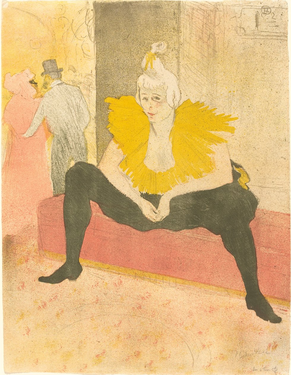 Oturan Palyaço (La Clownesse assise) by Henri de Toulouse Lautrec
