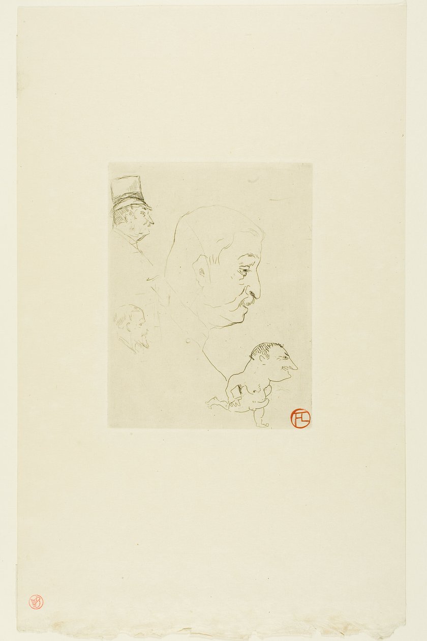 Kroki by Henri de Toulouse Lautrec