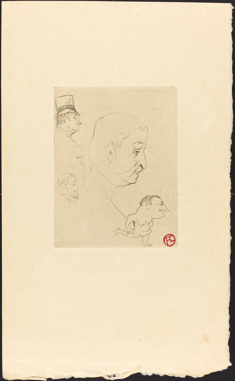 Eskiz Kroki, 1898. by Henri de Toulouse Lautrec