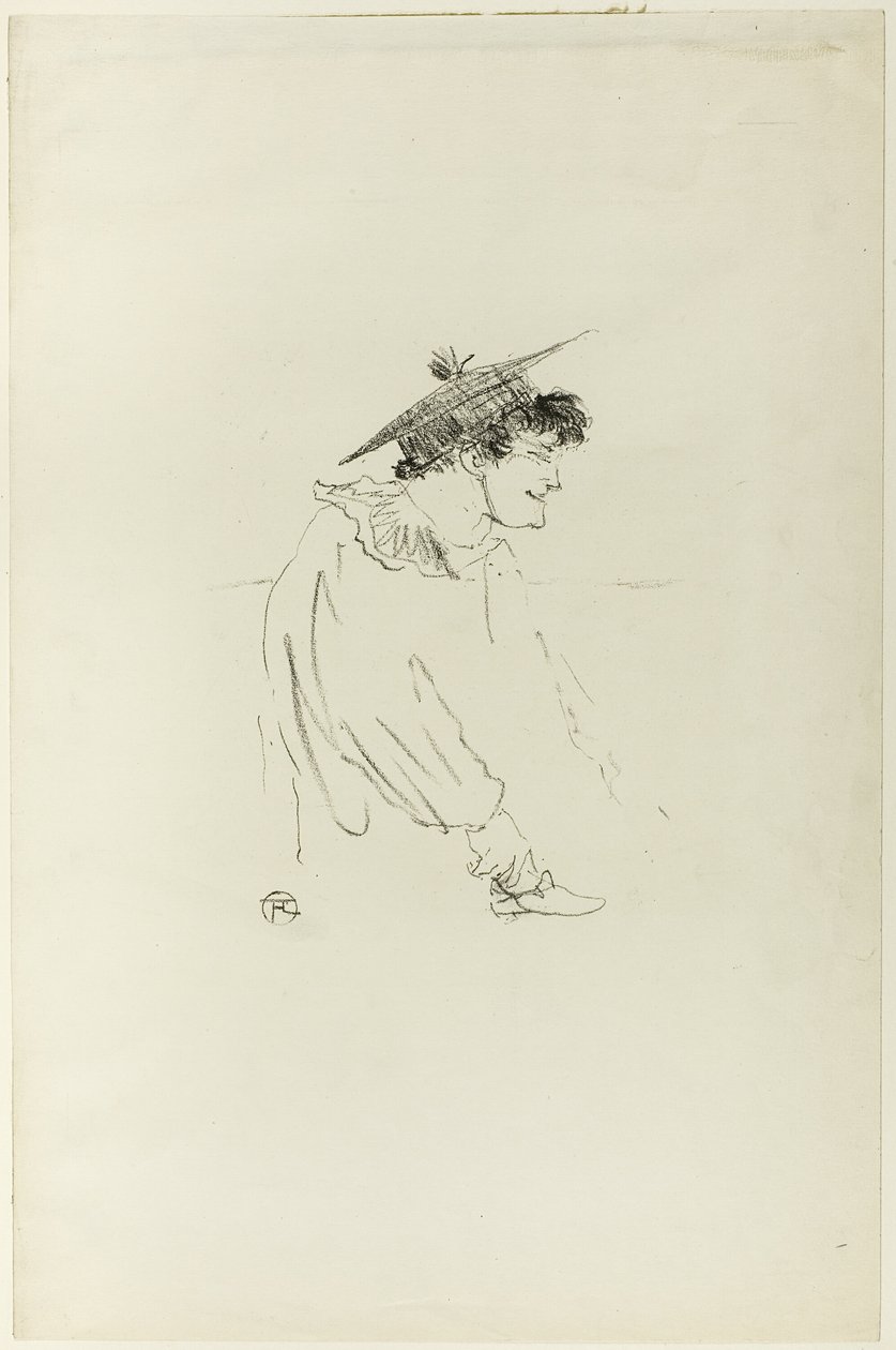Küçük İngiliz Kızı (Bayan Dolly) by Henri de Toulouse Lautrec