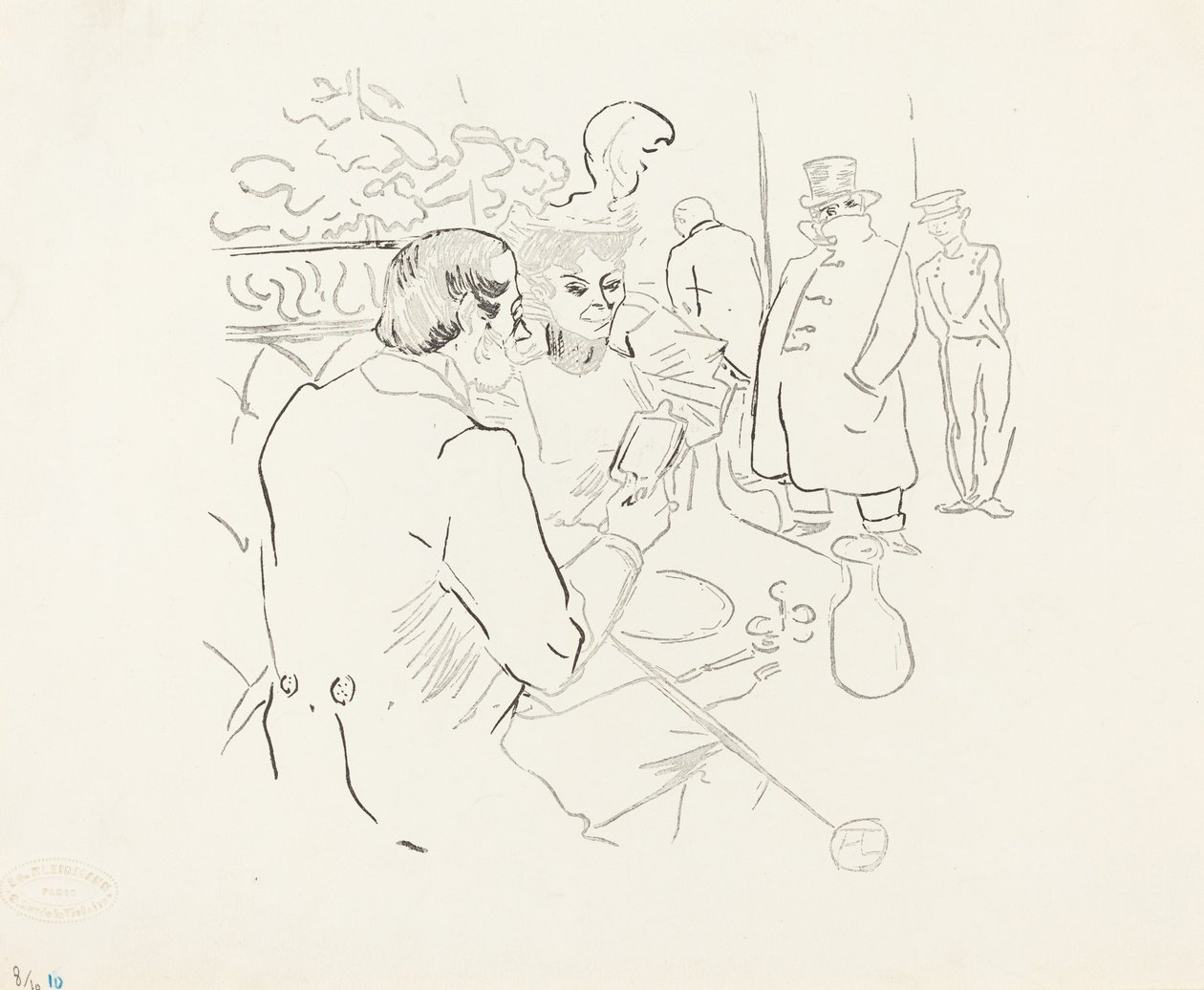 Züppelik, 1895. by Henri de Toulouse Lautrec