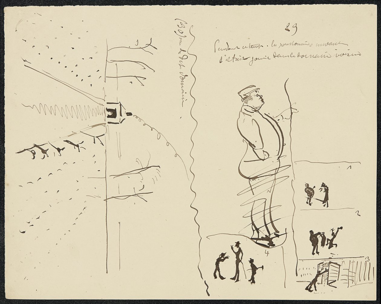 Su altında kalma, 1881 by Henri de Toulouse Lautrec