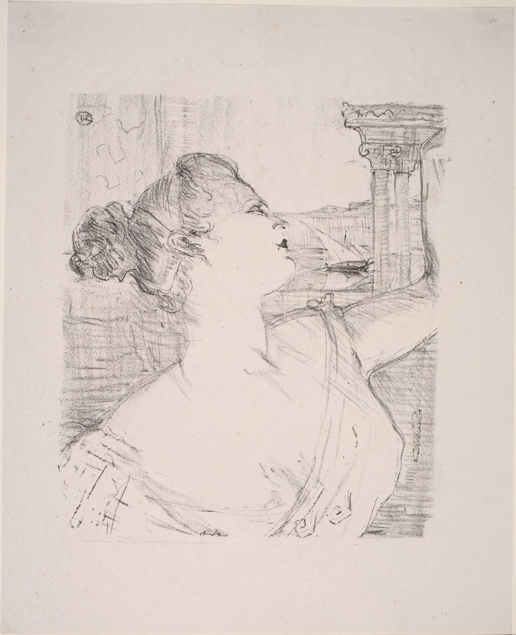 Sybil Sanderson by Henri de Toulouse Lautrec
