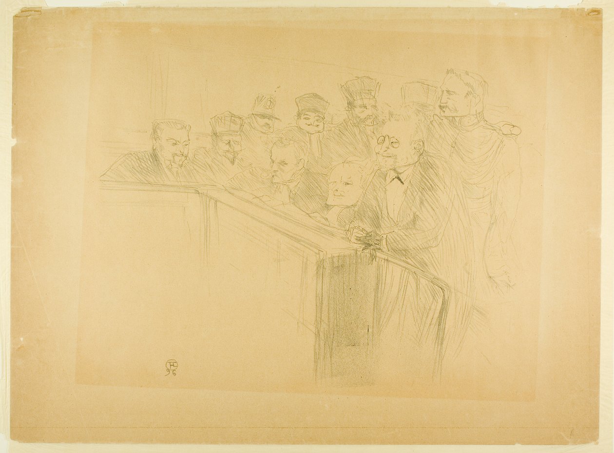 Arton Deneme (birinci plaka) by Henri de Toulouse Lautrec