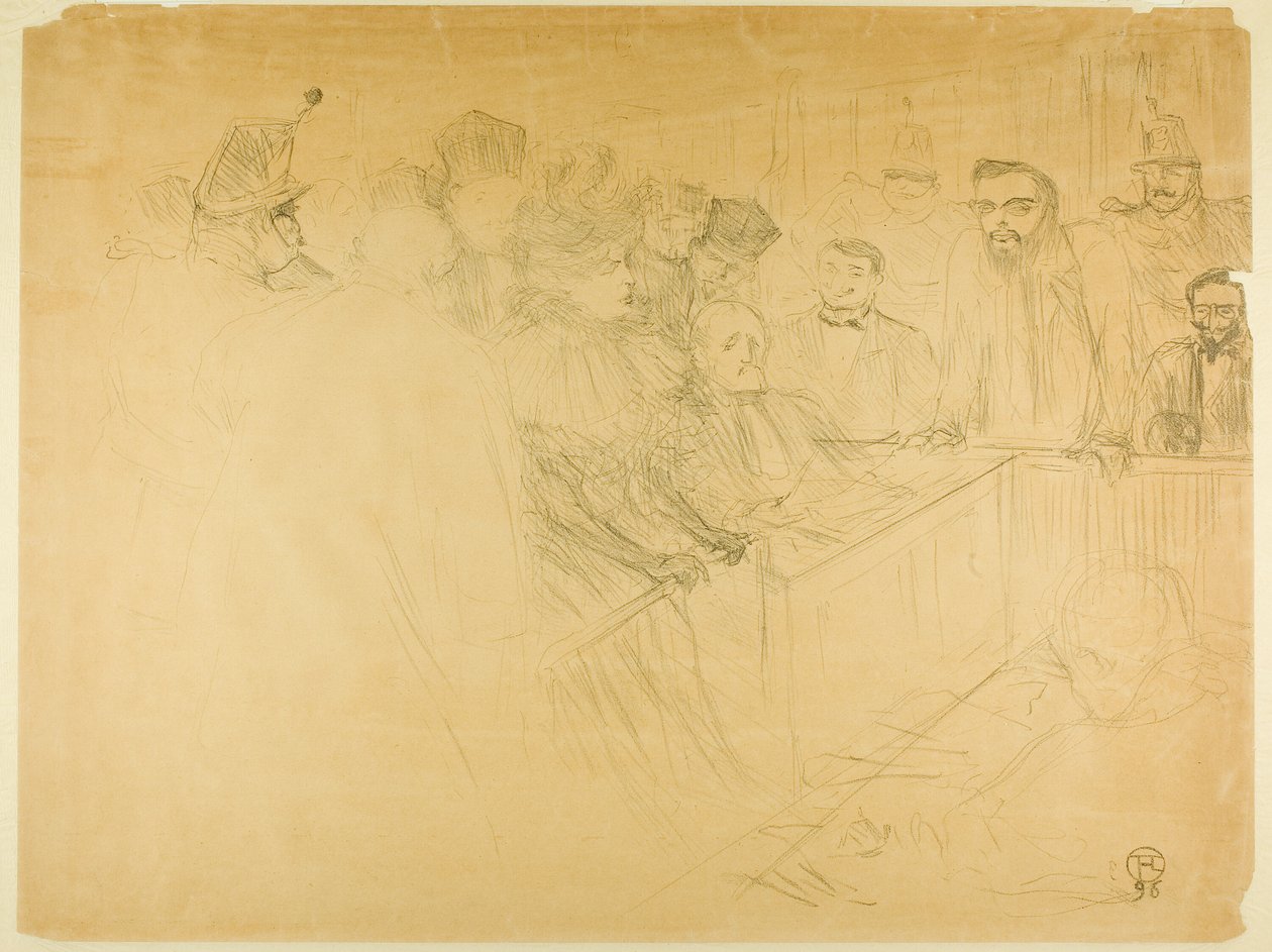 Arton Denemesi (üçüncü plaka) by Henri de Toulouse Lautrec