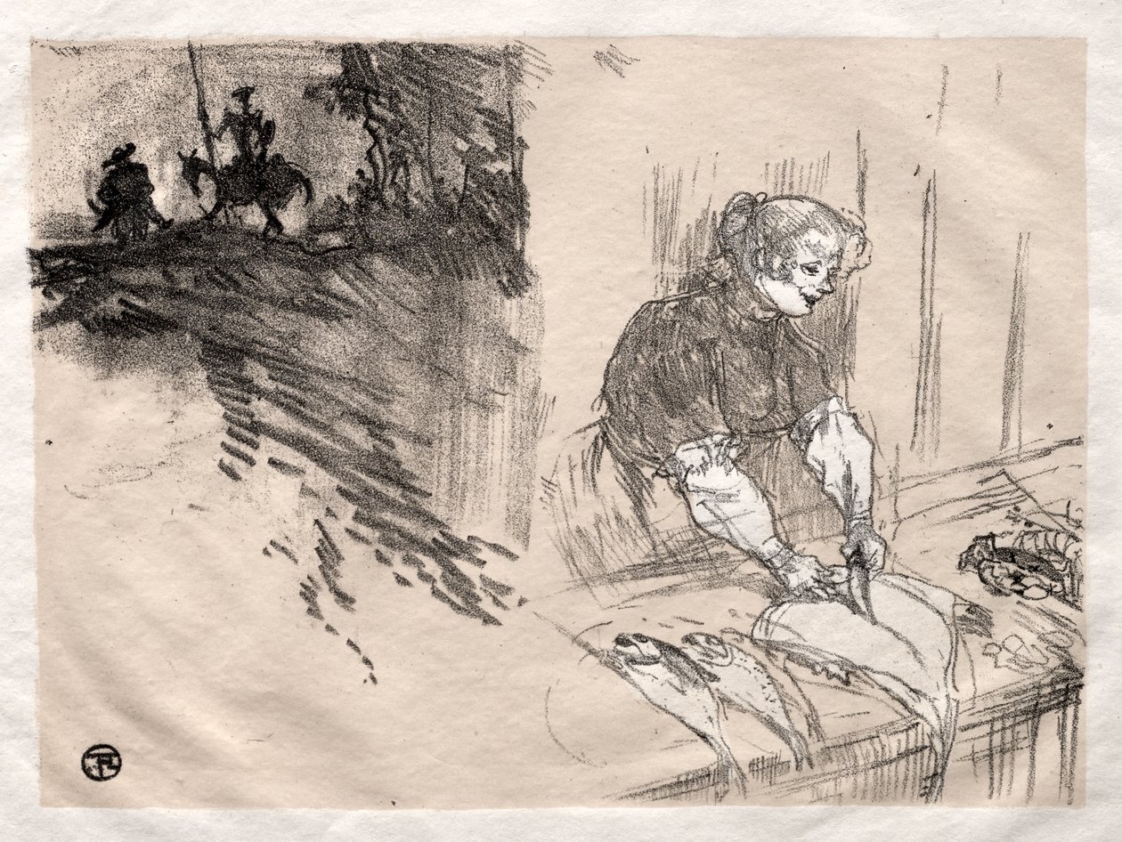 Kısa Sevinçler: Kapak by Henri de Toulouse Lautrec