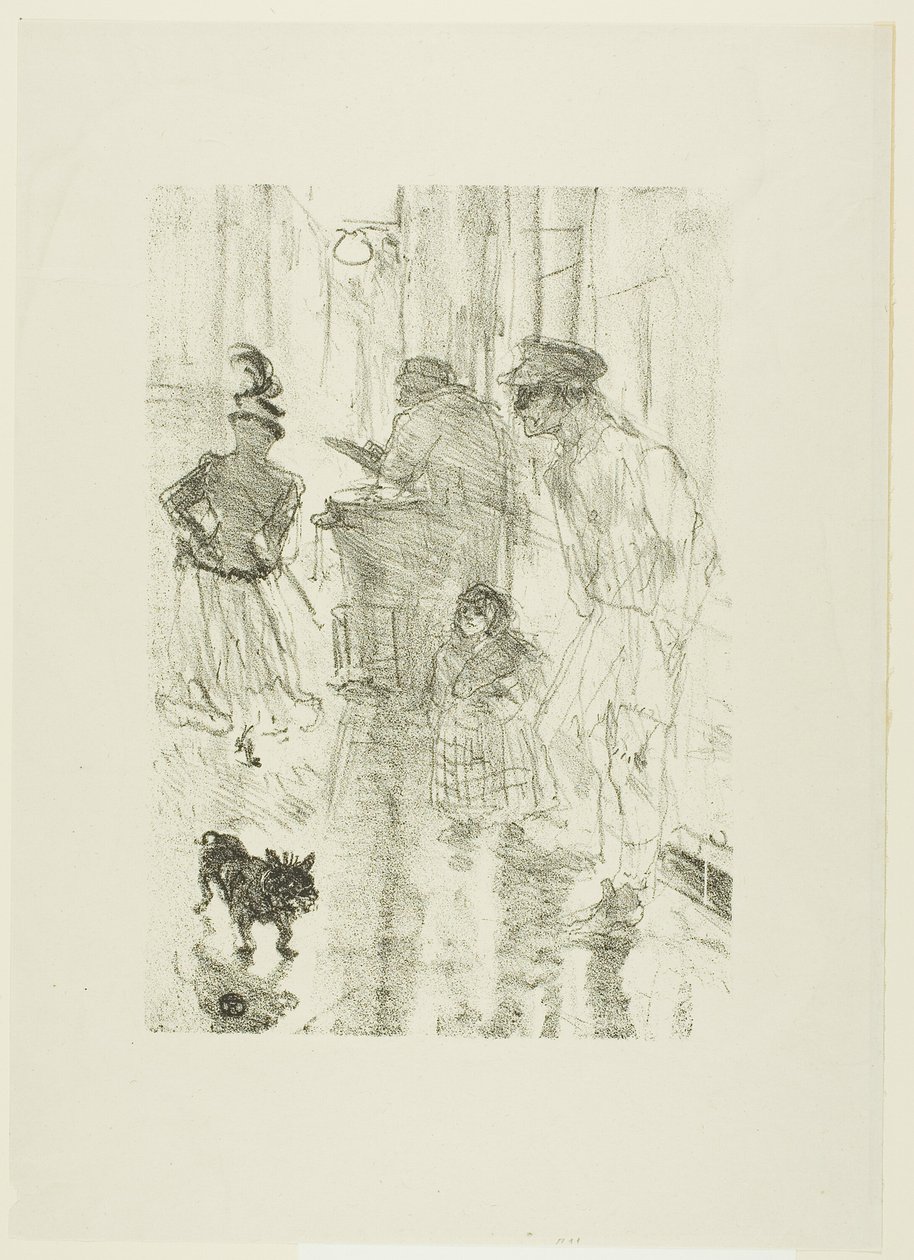 kestane satıcısı by Henri de Toulouse Lautrec
