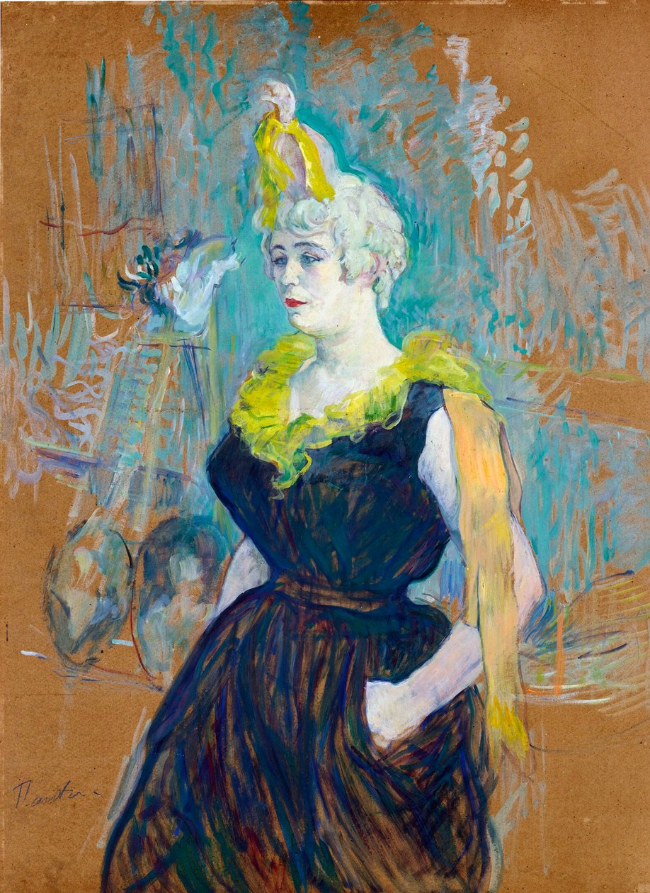 Clownesse Cha-U-Kao, Toulouse Lautrec, Henri, de (1864-1901) by Henri de Toulouse Lautrec