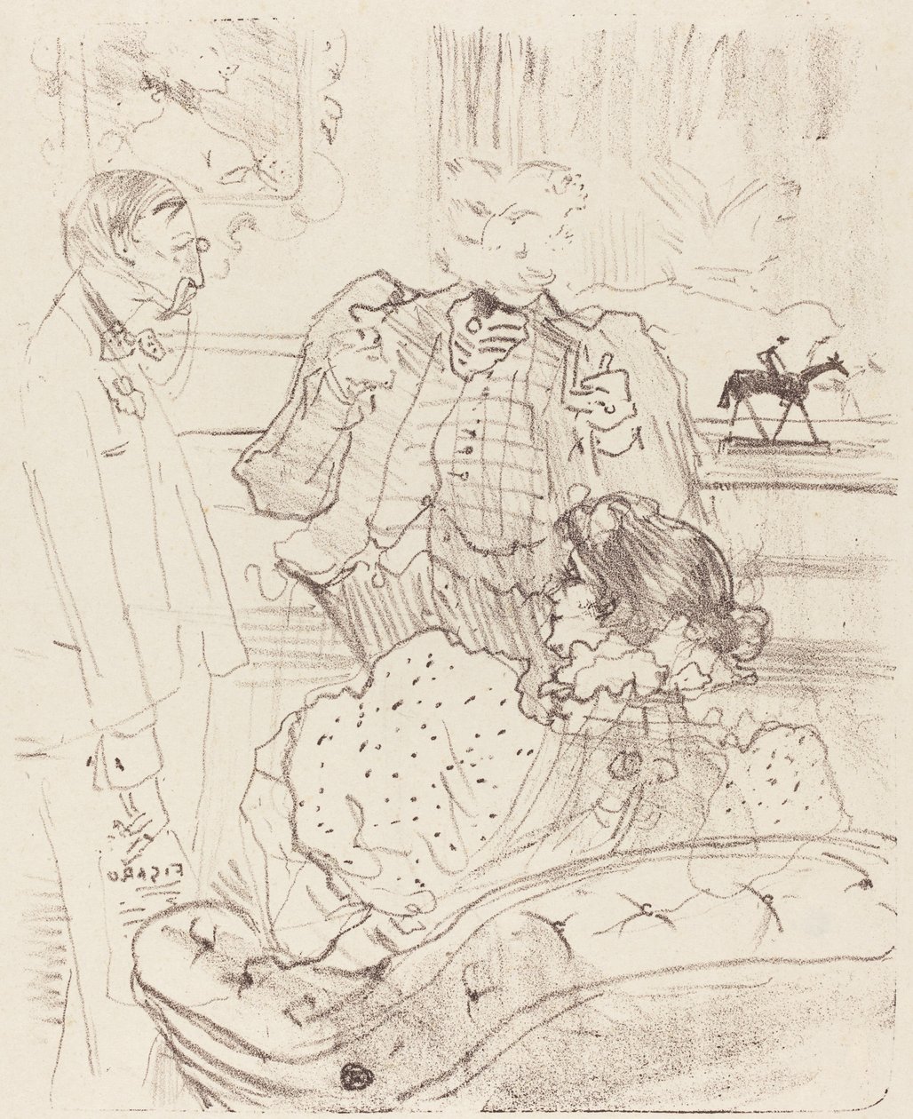 Forfeit La gage, 1897. by Henri de Toulouse Lautrec