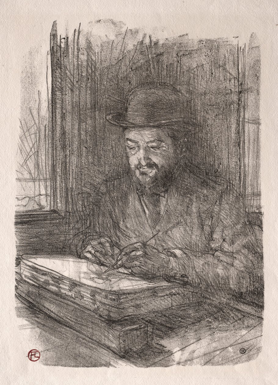 İyi Litograf, 1898. by Henri de Toulouse Lautrec