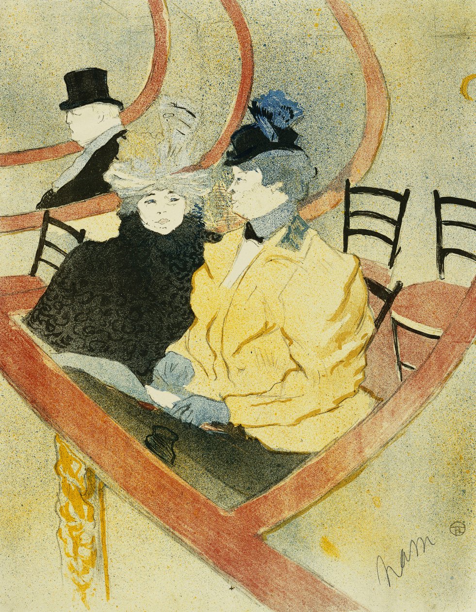Büyük Loca; Büyük Loca, 1896-7 by Henri de Toulouse Lautrec