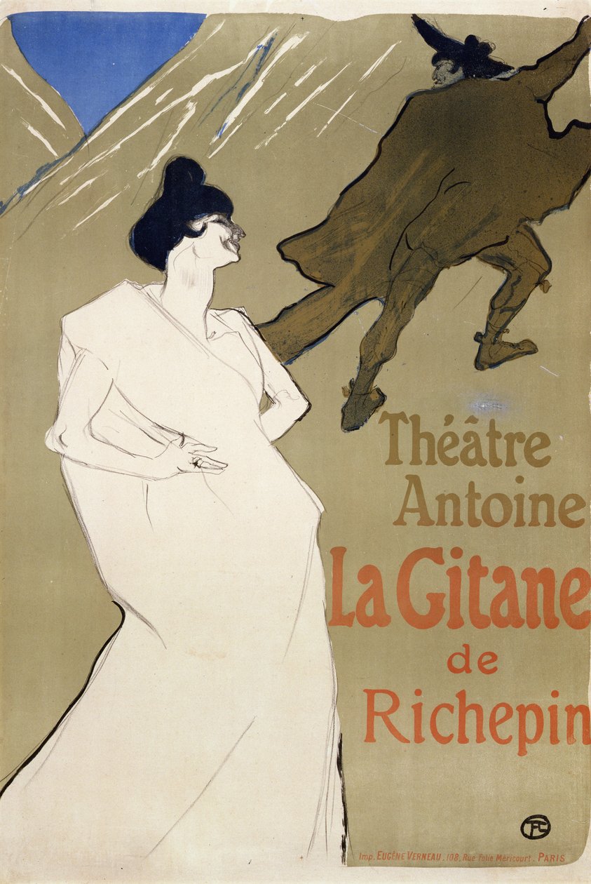 Çingene, 1899 by Henri de Toulouse Lautrec