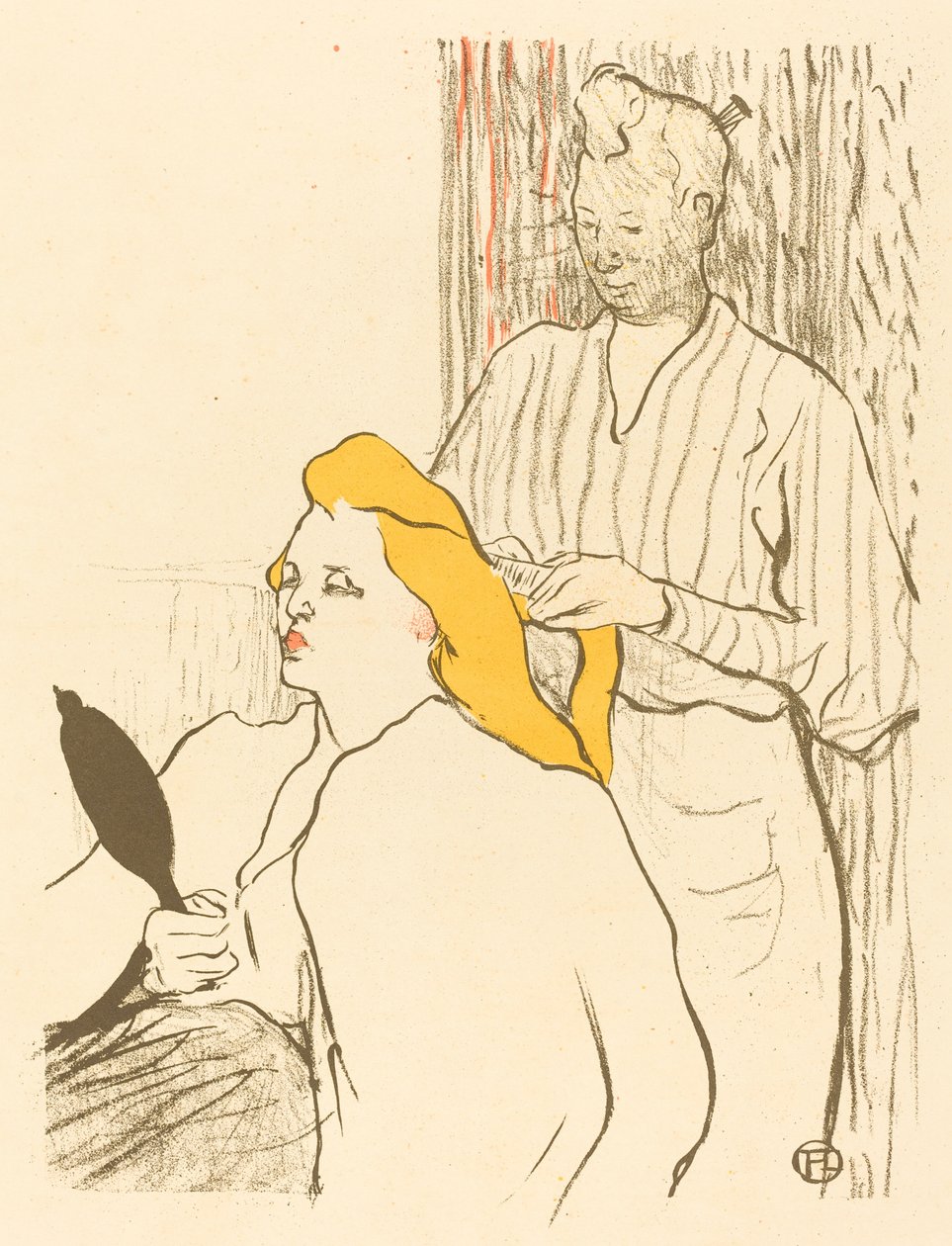 Kuaför - Serbest Tiyatro Programı Kuaför - Serbest Tiyatro Programı, 1893. by Henri de Toulouse Lautrec