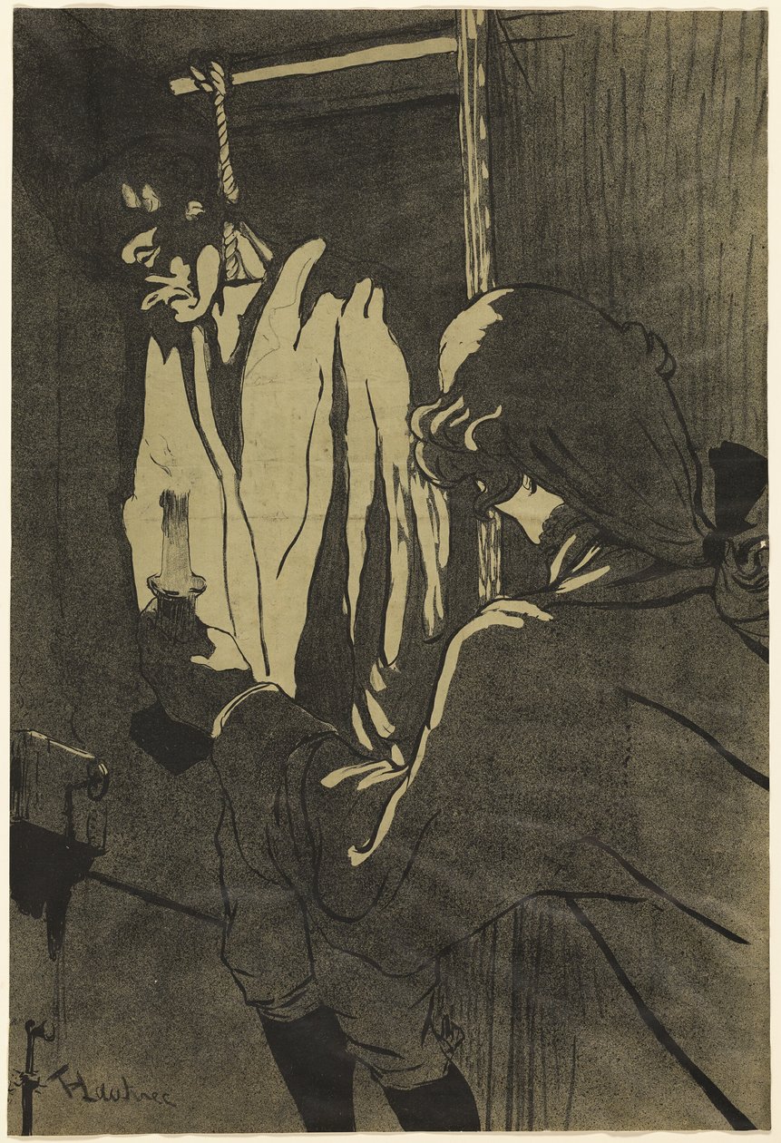 Asılmış Adam by Henri de Toulouse Lautrec