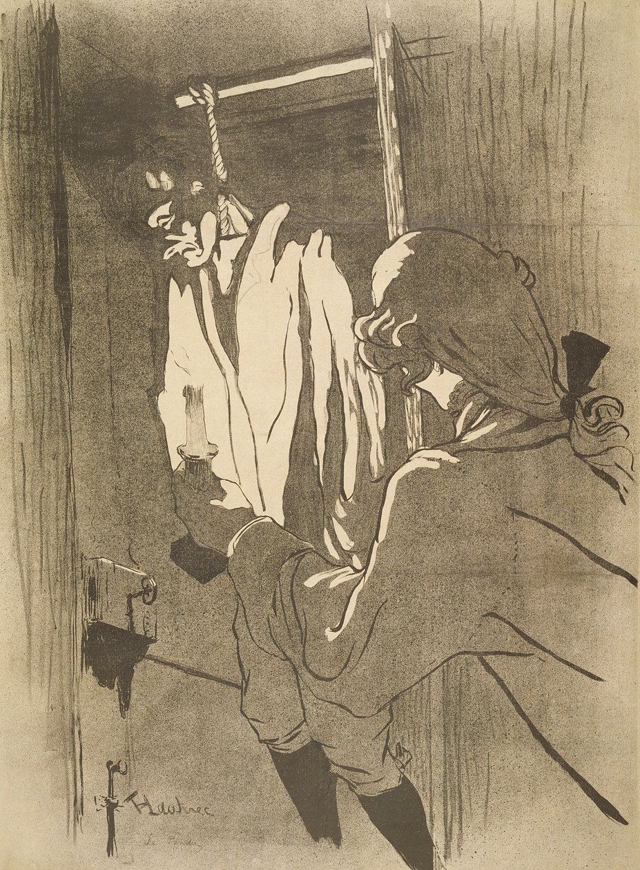 Asılan Adam, 1892 by Henri de Toulouse Lautrec
