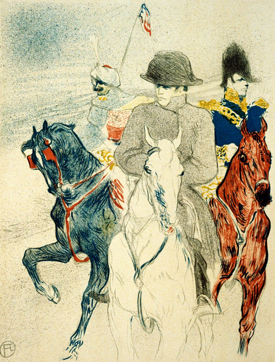 Napolyon'un Tarihi, 1895 tarihli kitap için bir poster tasarımını reddettim. by Henri de Toulouse Lautrec
