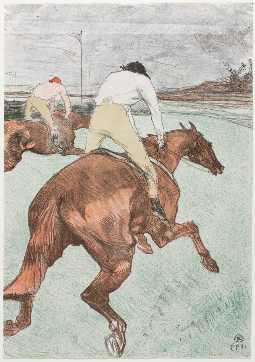 jokey by Henri de Toulouse Lautrec