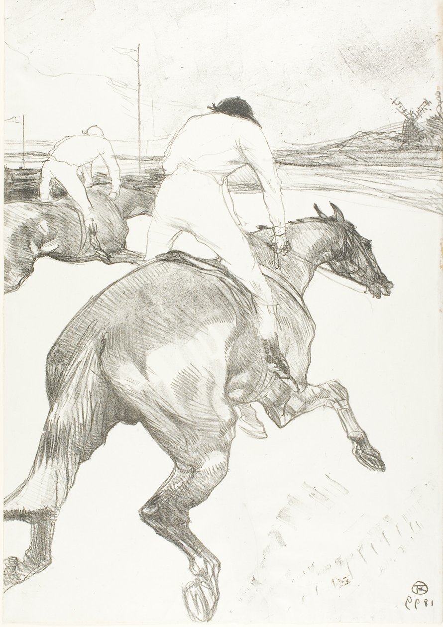 jokey by Henri de Toulouse-Lautrec