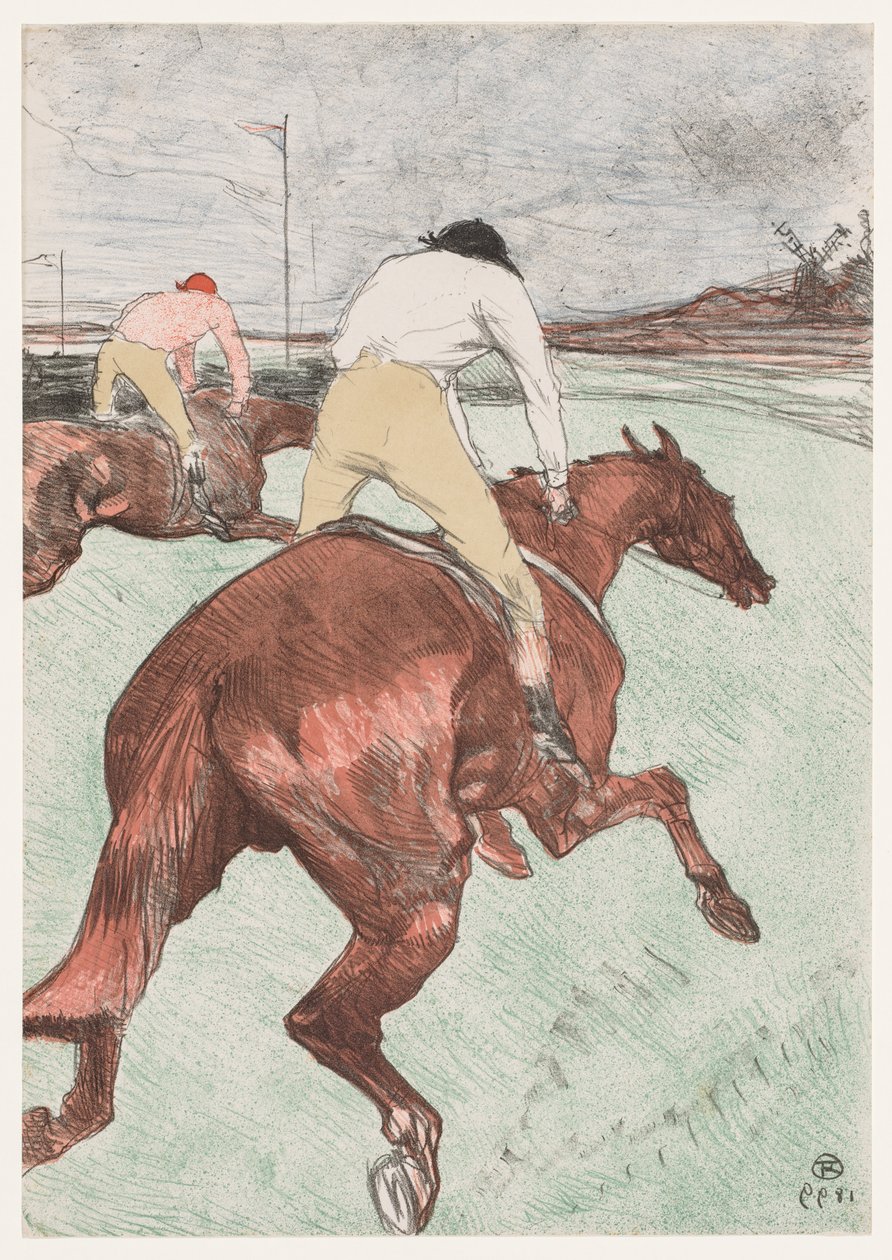 Jokey, 1899. by Henri de Toulouse Lautrec