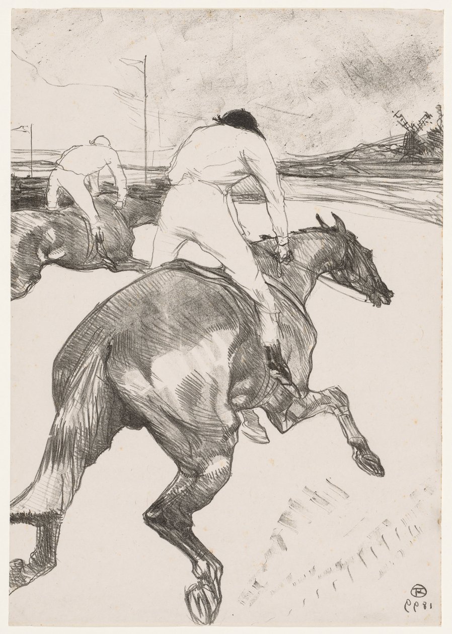 Jokey, 1899. by Henri de Toulouse Lautrec