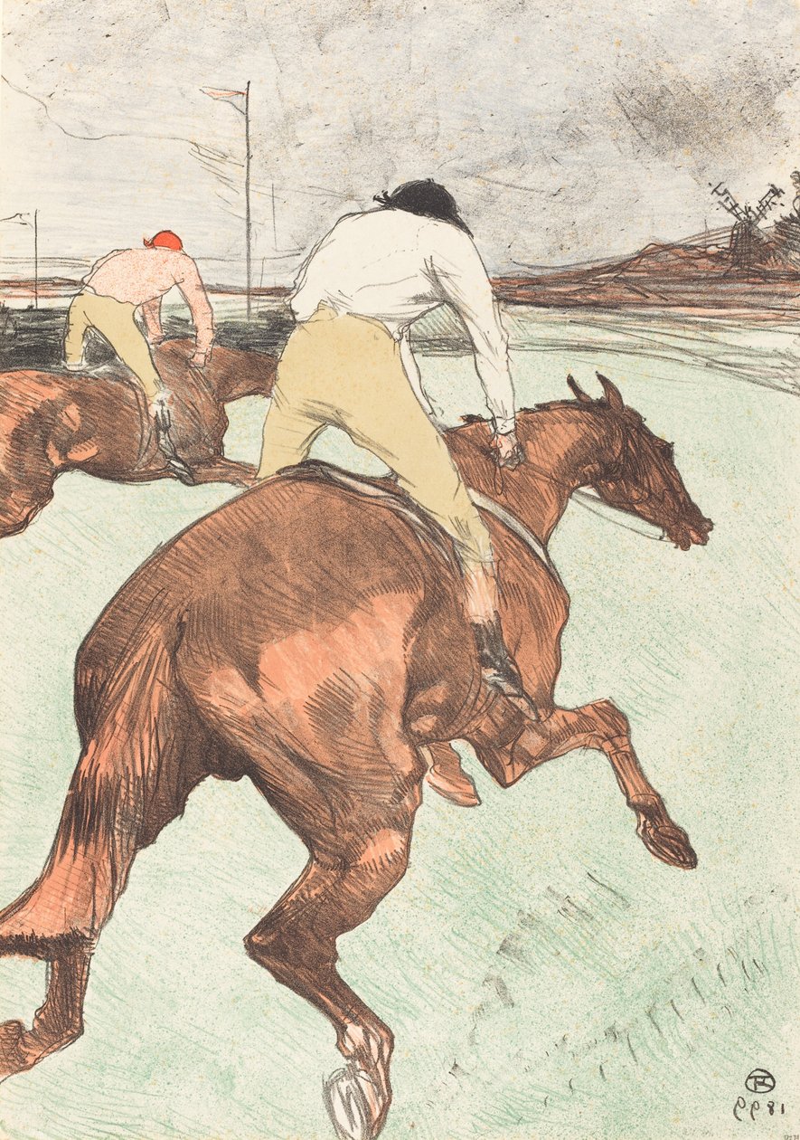 Jokey Le jokey, 1899. by Henri de Toulouse Lautrec