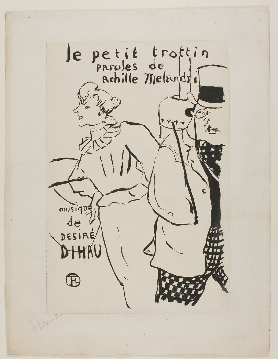 Küçük Ayak İşleri Kızı by Henri de Toulouse Lautrec