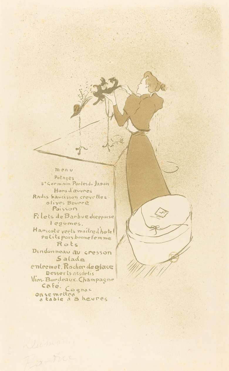 Milliner (The Milliner - Renée Vert) by Henri de Toulouse Lautrec