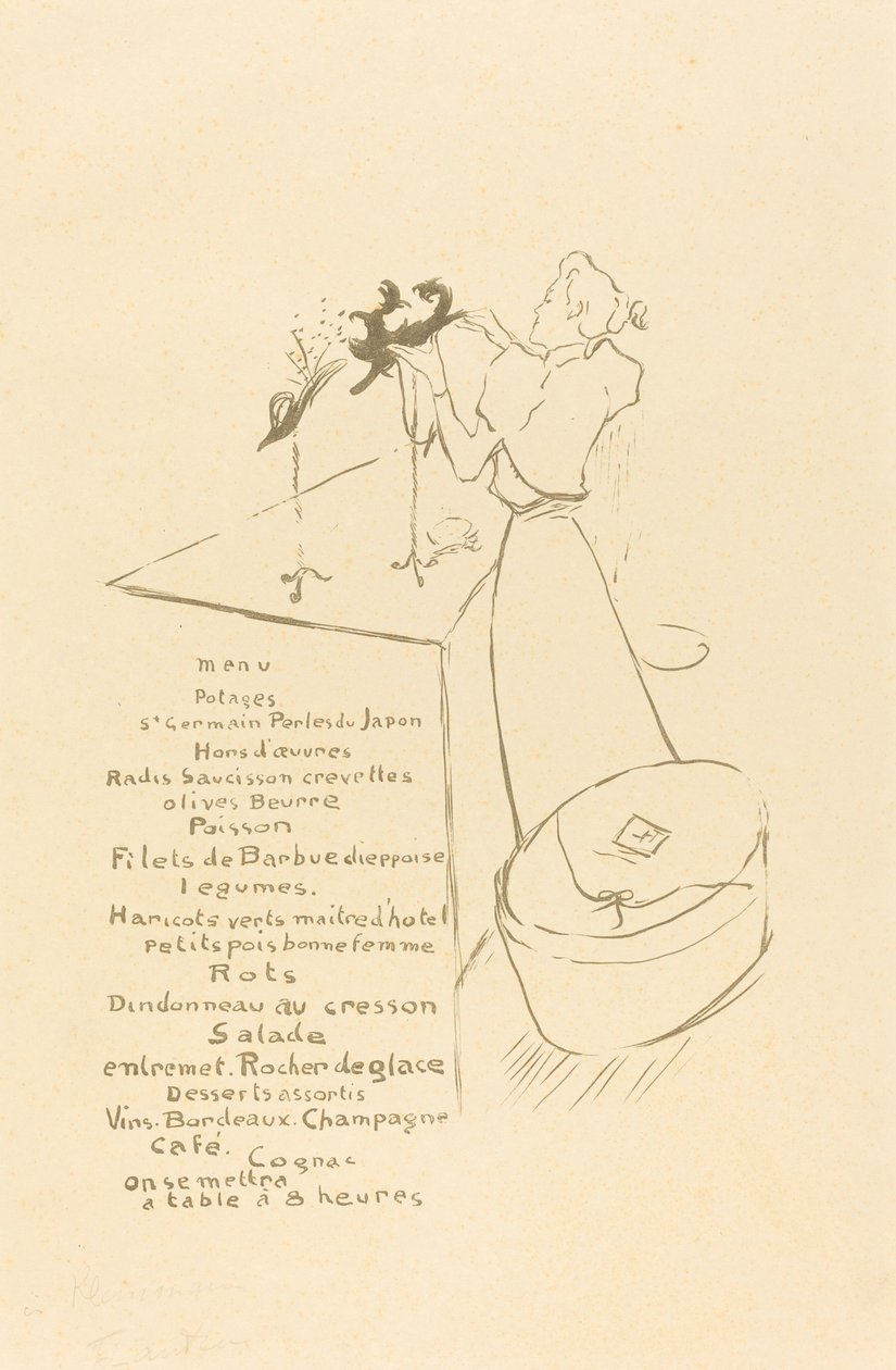 Milliner (The Milliner - Renée Vert) by Henri de Toulouse Lautrec