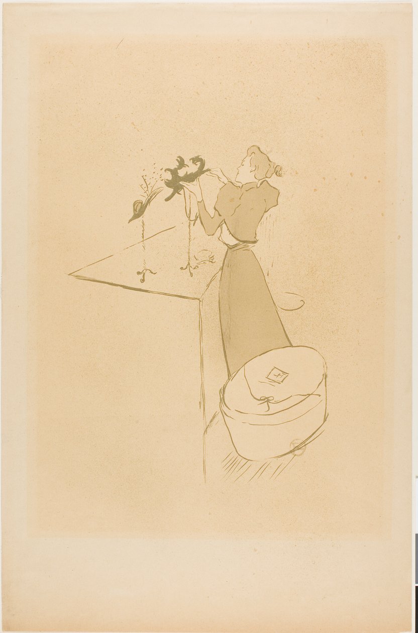 Milliner, Renee Vert by Henri de Toulouse Lautrec