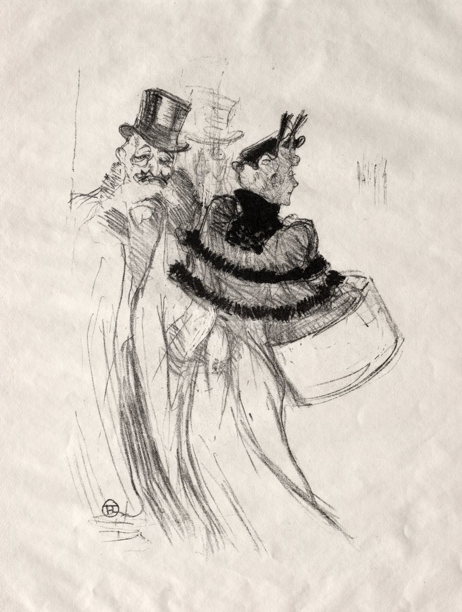 eski beyler by Henri de Toulouse Lautrec