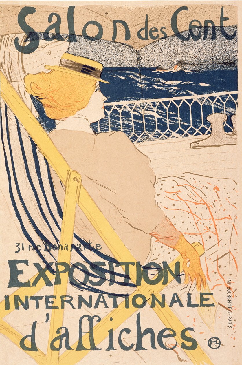 54. Kamaradan Gelen Yolcu - Yatta Yelkencilik, 1896 by Henri de Toulouse Lautrec