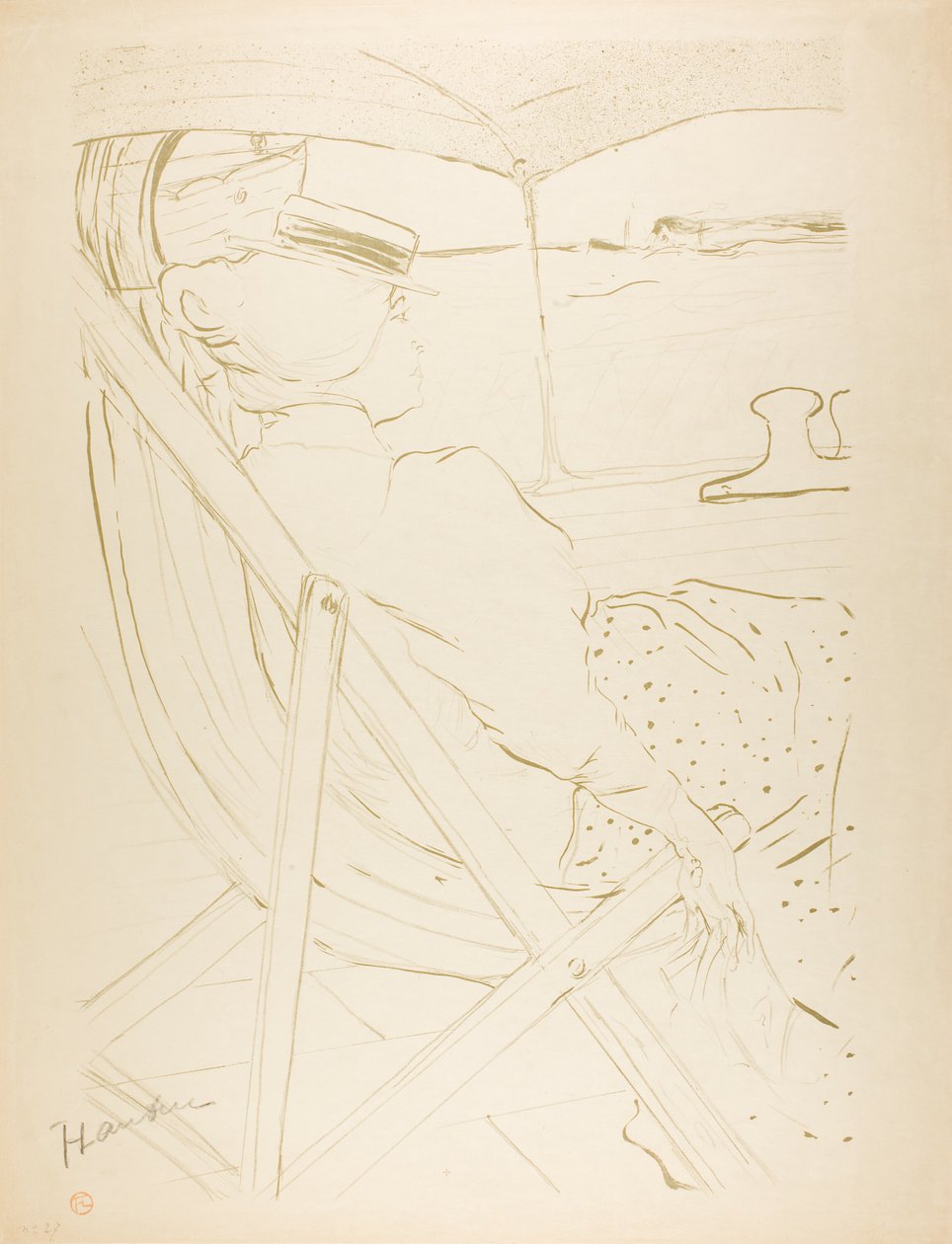 54. Kabindeki Yolcu—Gezi by Henri de Toulouse Lautrec