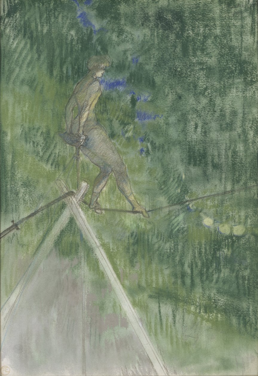 İp Dansçısı (pastel) by Henri de Toulouse Lautrec