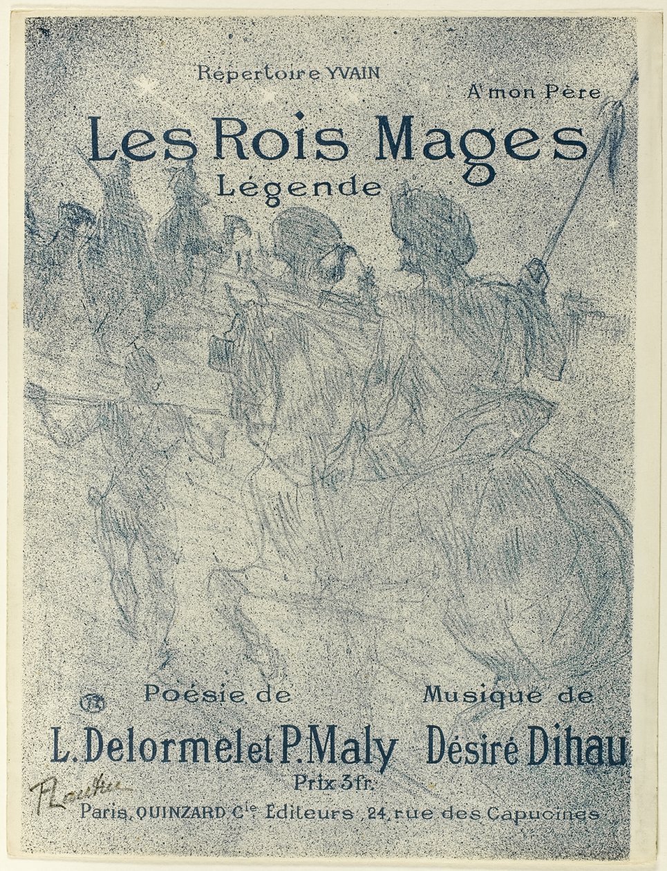 Üç Bilge Adam by Henri de Toulouse Lautrec