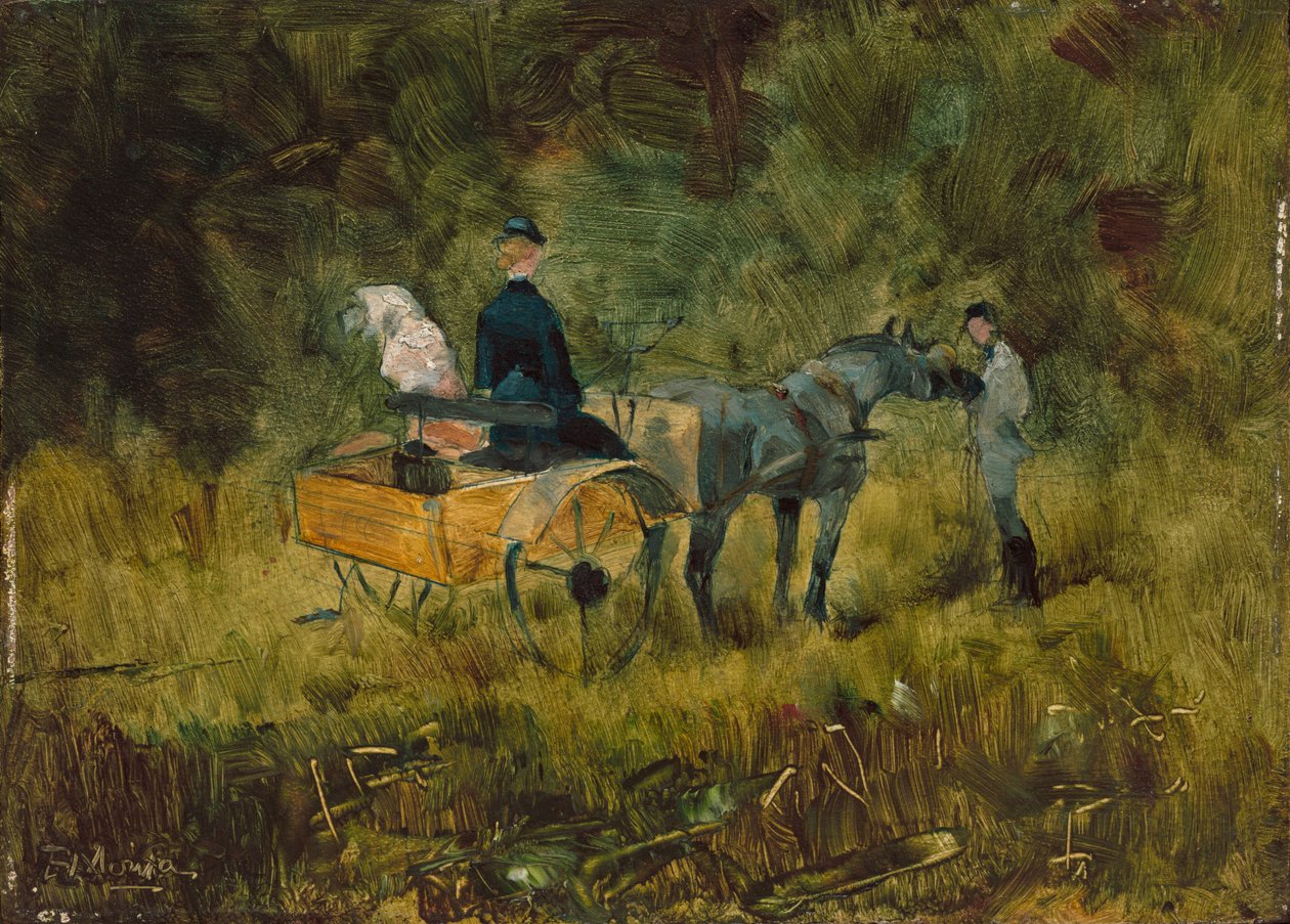 Tuzak, 1880. by Henri de Toulouse Lautrec