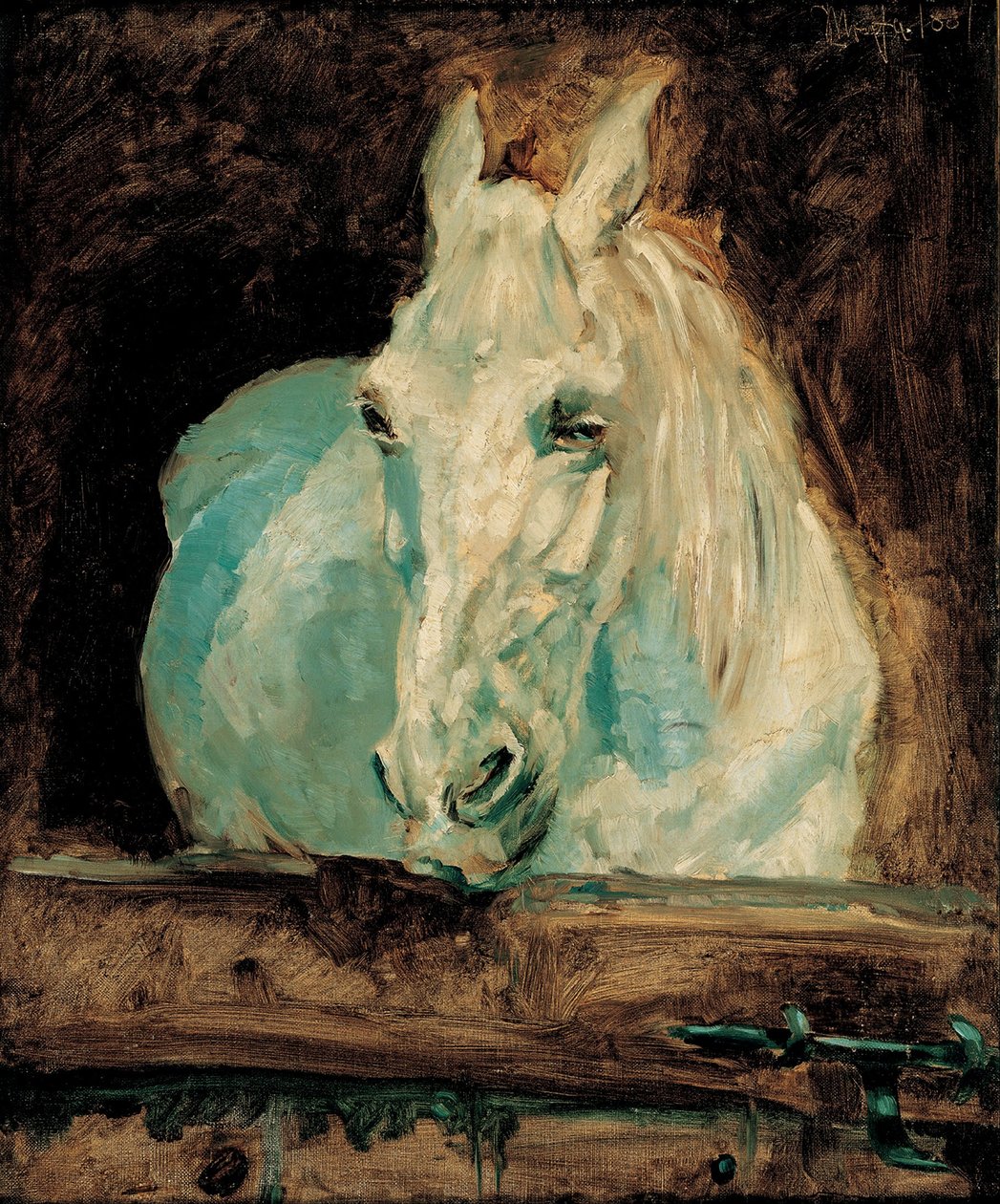 Beyaz Atlı Ceylan, 1881 by Henri de Toulouse Lautrec