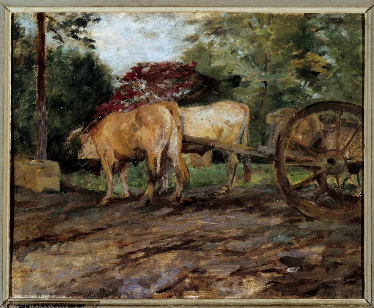 Boyunduruk altındaki öküz Tablosu Henri de Toulouse Lautrec (1864-1901) 19. yüzyıl Bordeaux, Musee des Beaux Arts by Henri de Toulouse Lautrec
