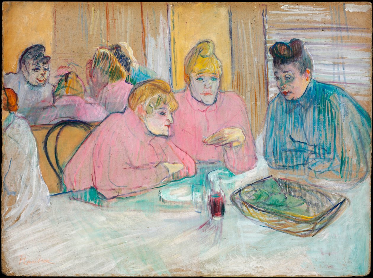 Yemekhanedeki Bu Hanımlar, 1893-94 by Henri de Toulouse Lautrec