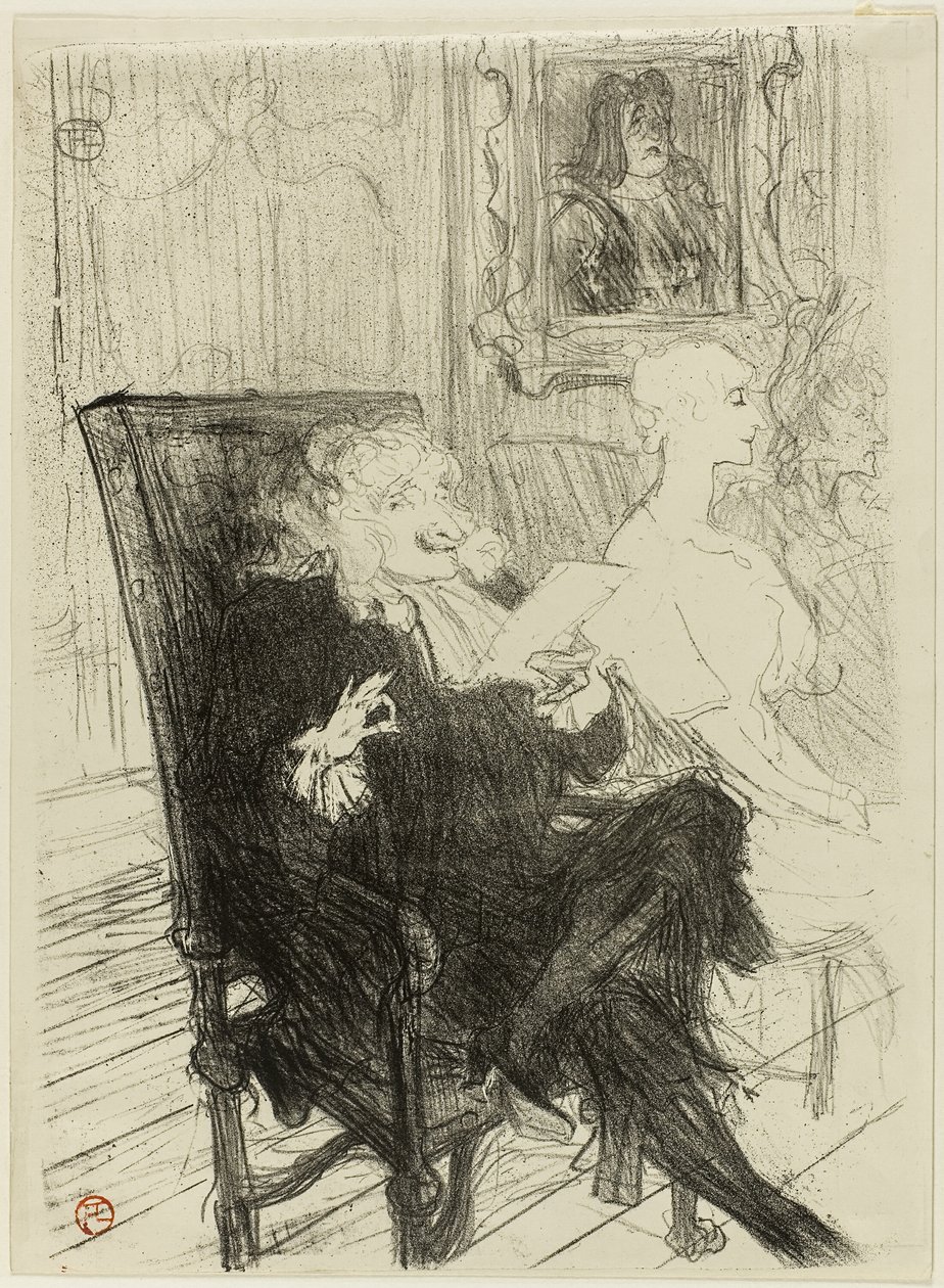 Truffier ve Moreno, Öğrenilmiş Kadınlarda by Henri de Toulouse Lautrec
