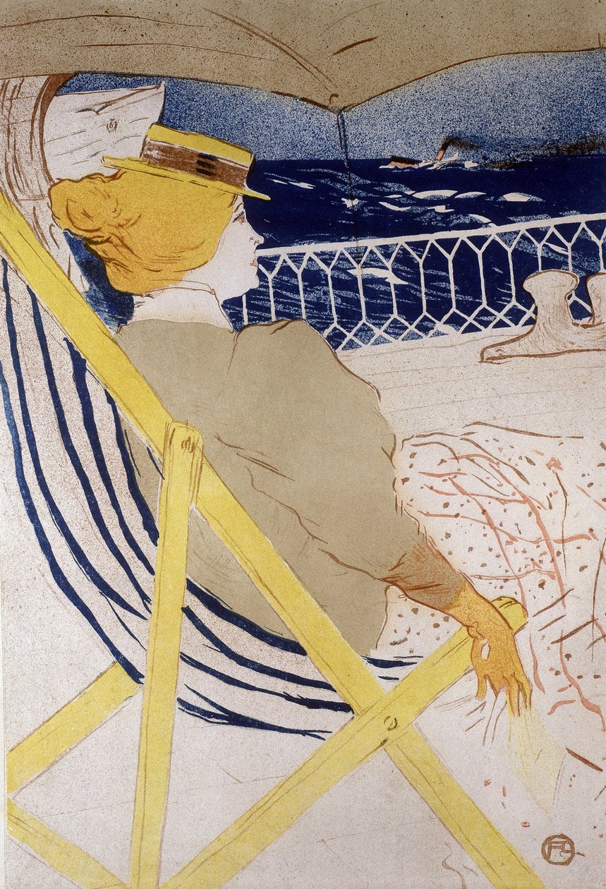 Başlıksız. (litografi) by Henri de Toulouse Lautrec