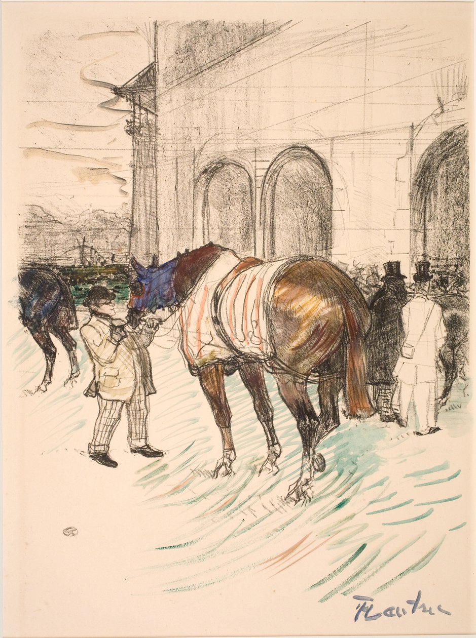 yarış pisti by Henri de Toulouse Lautrec
