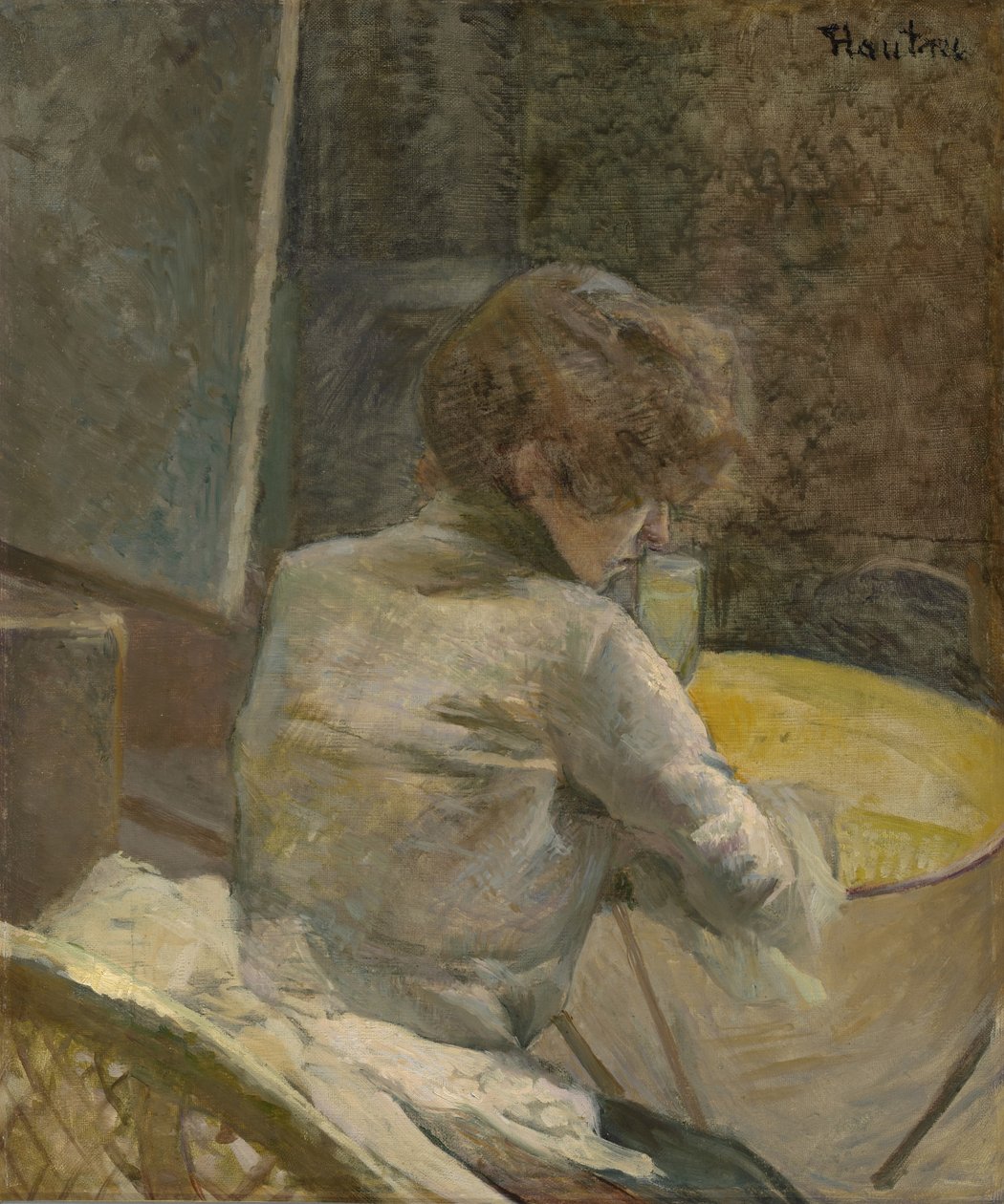 Beklemek, yaklaşık 1887 by Henri de Toulouse Lautrec