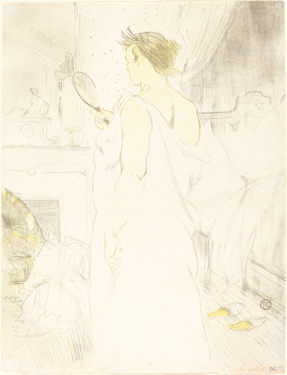 Aynadaki Kadın by Henri de Toulouse Lautrec