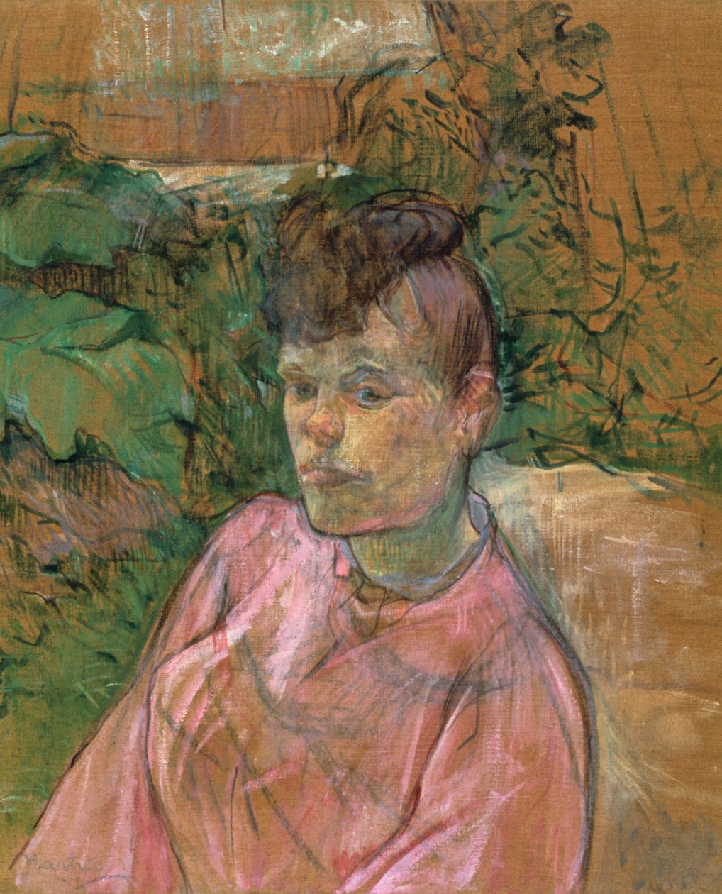 Mösyö Ormanı Bahçesindeki Kadın, 1889-1891 by Henri de Toulouse Lautrec