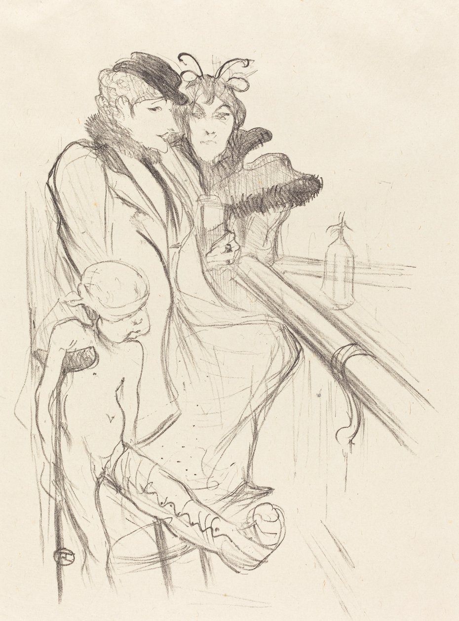 Yaralı Eros (Eros vanné) by Henri de Toulouse Lautrec