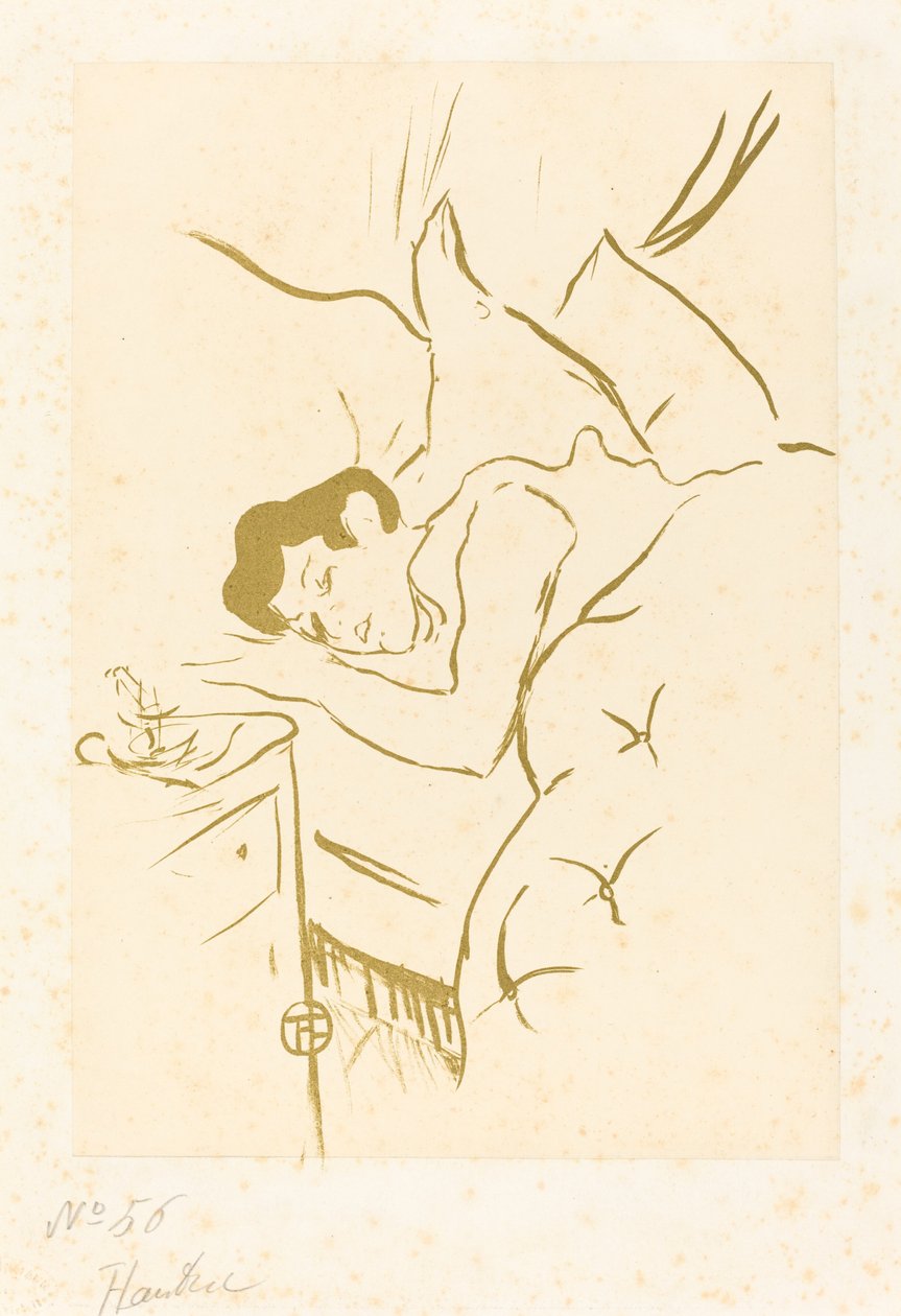 Ağzınız (Ta bouche) by Henri de Toulouse Lautrec