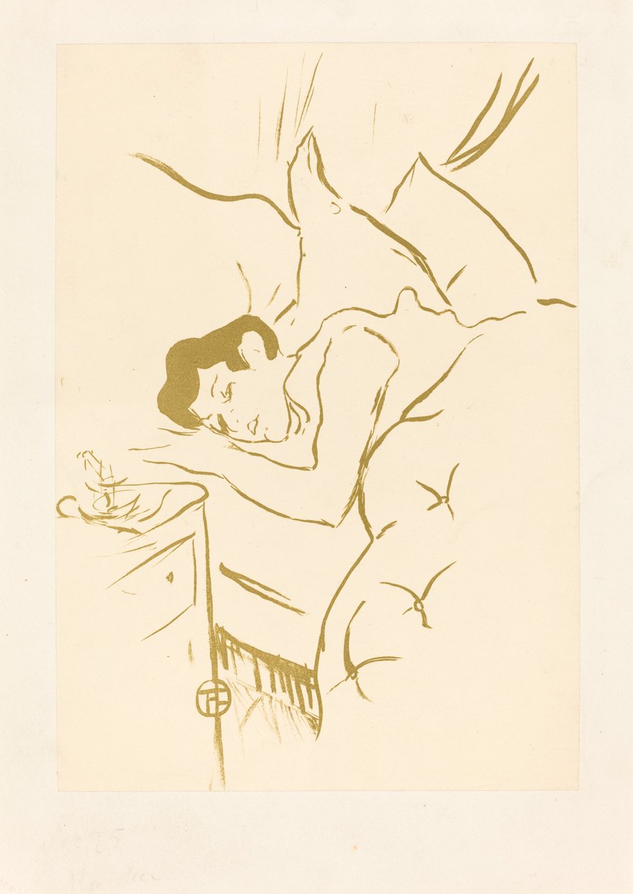 Ağzınız (Ta bouche) by Henri de Toulouse Lautrec