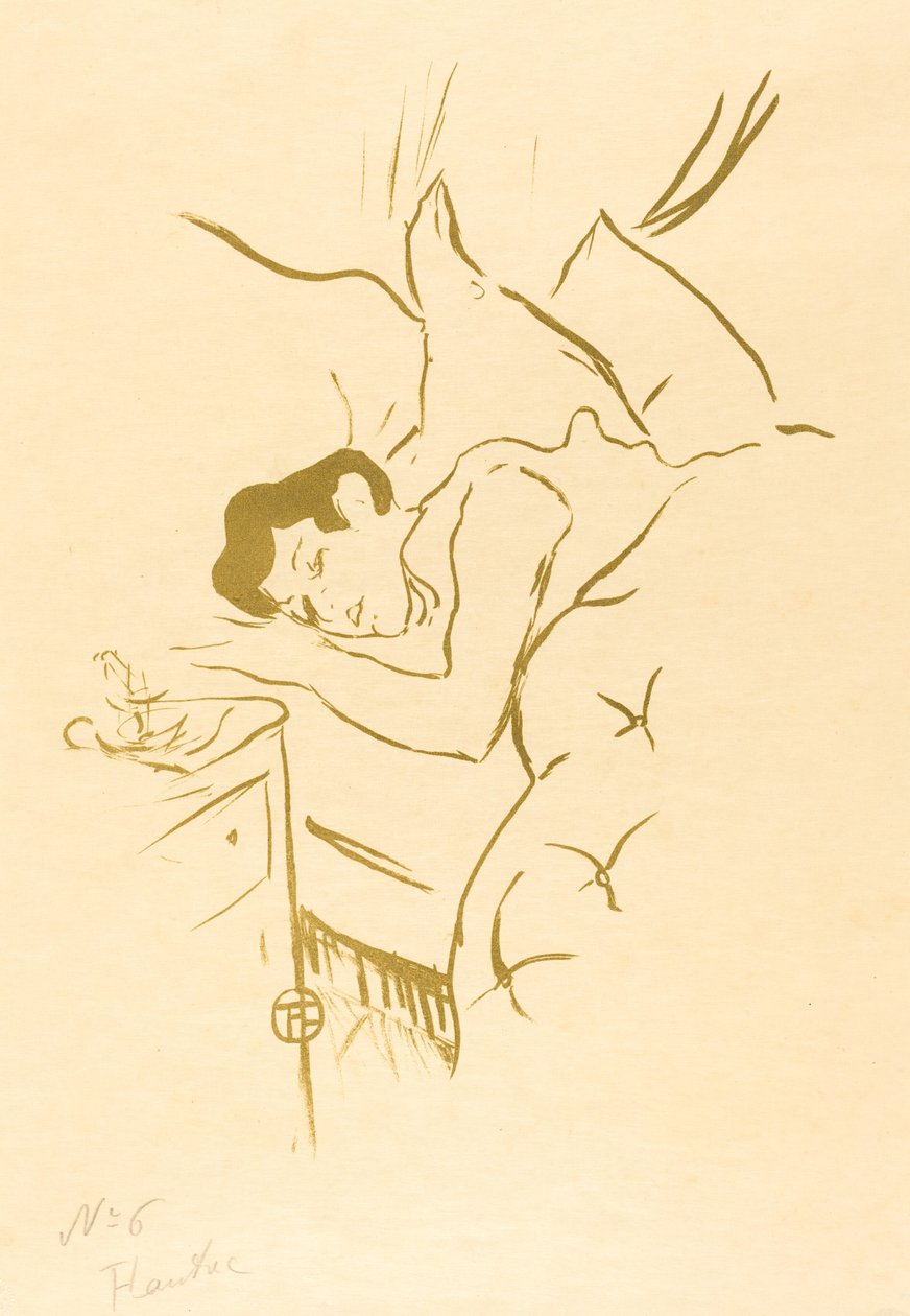 Ağzınız (Ta bouche) by Henri de Toulouse Lautrec