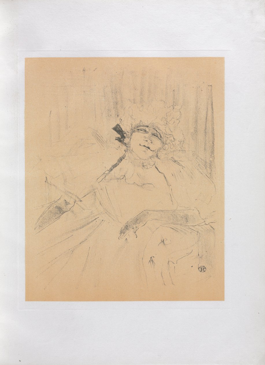 Yvette Guilbert-İngilizce Serisi: Eski Şarkı by Henri de Toulouse Lautrec