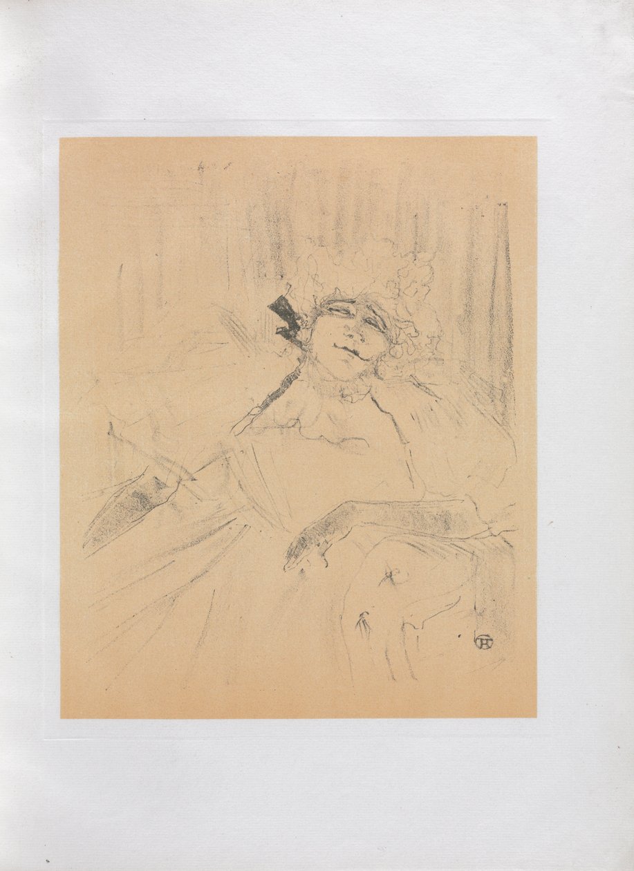 Yvette Guilbert-İngilizce Serisi: Eski Şarkı, 1898. by Henri de Toulouse Lautrec